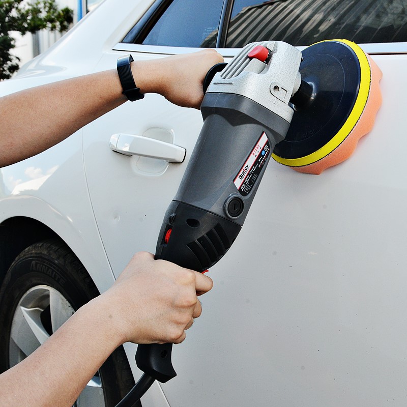 博来汽车美容抛光机打蜡机专用封釉机220v美容店划痕修复地板打蜡