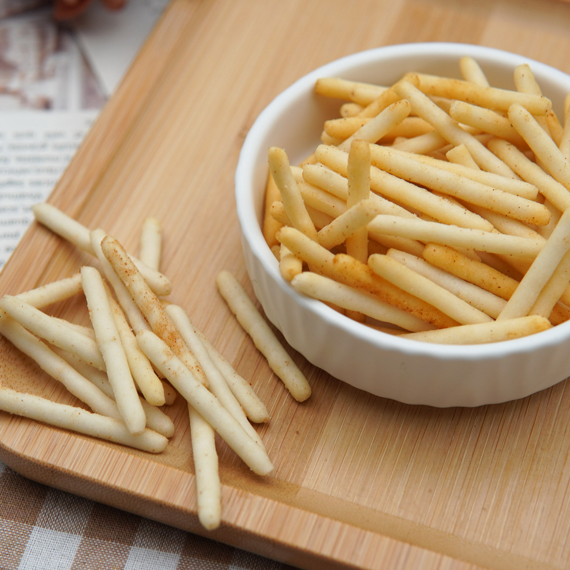 源发薯脆海苔味椒盐盐味烧烤蟹黄韧性饼干独立膨化食品