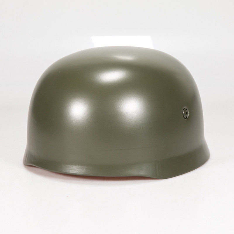 二战德式m38伞兵全钢制作伞降兵盔牛皮经典头盔