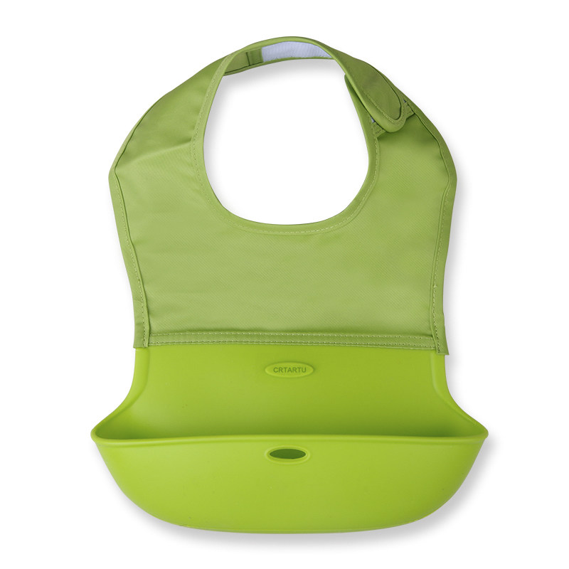 成人硅胶食饭兜老年人超软围嘴口水巾大号辅食防水老人防漏饭餐兜