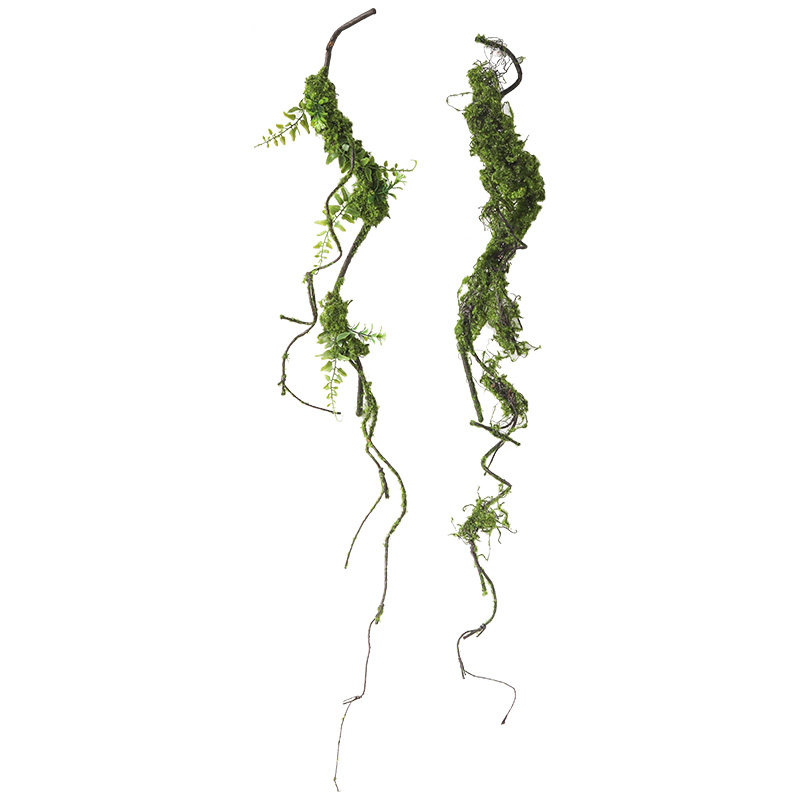 仿真苔藓藤条空调管道装饰遮挡藤蔓缠绕室内仿真花