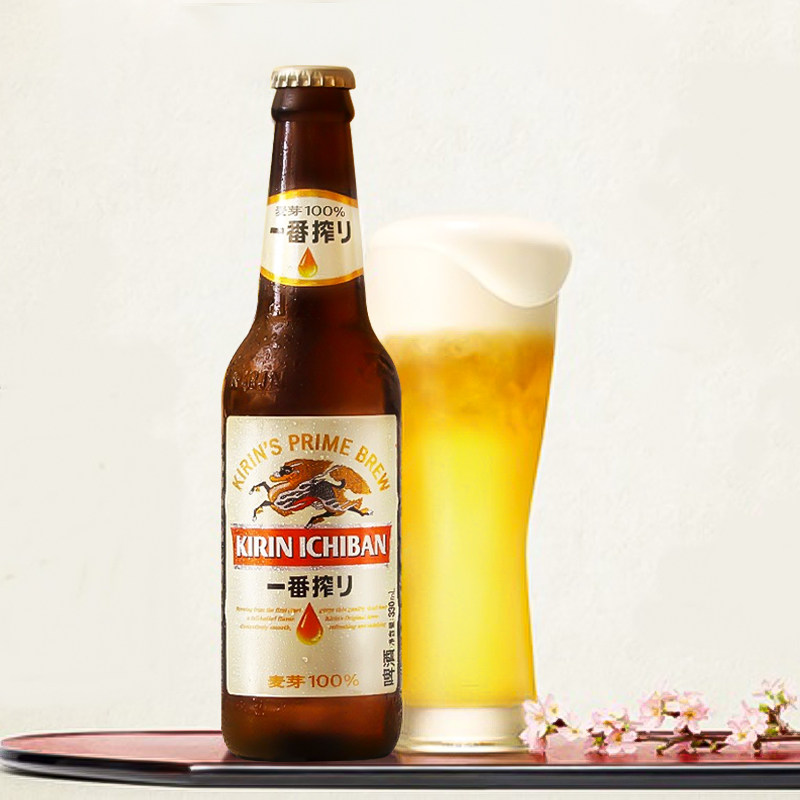 麒麟啤酒整箱kirinbeer330ml小瓶一番江浙沪包邮啤酒