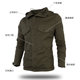 Army Green Hooded Short Windbreaker Men's Autumn and Winter Outdoor Thin Slim Tops Cardigan Workwear Jacket Trend Army Green Hooded Short Windbreaker Men's Autumn and Winter Outdoor Thin Slim Tops Cardigan Workwear Jacket Trend