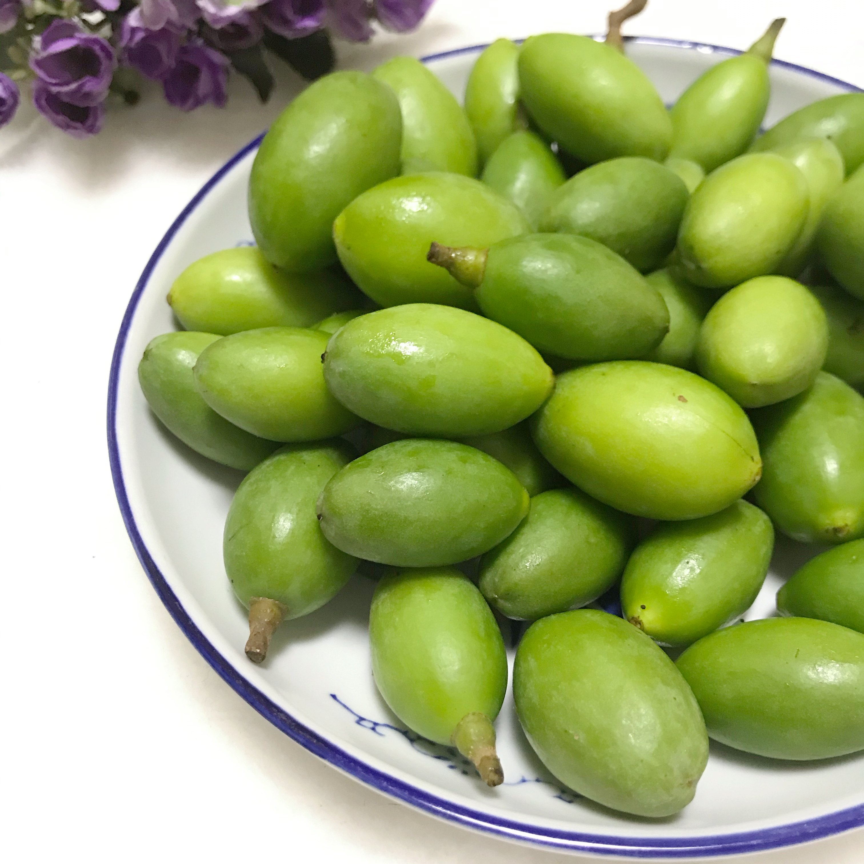 橄榄新鲜青果白榄潮汕特产现摘生孕妇宝宝适合橄榄