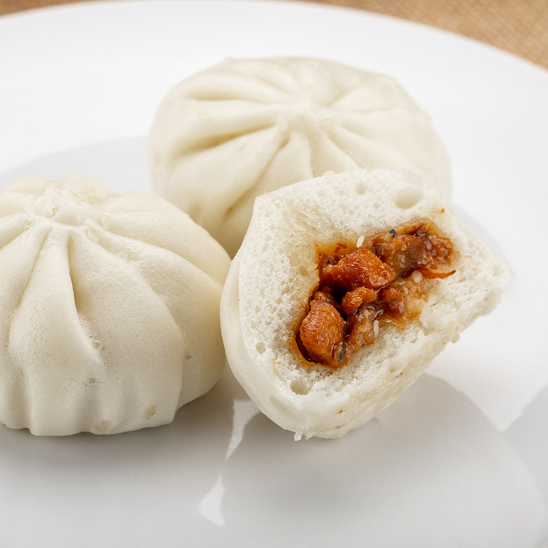 乐肴居蜜汁叉烧包肉包子广式早茶点心早餐速食冷冻食品速冻包子