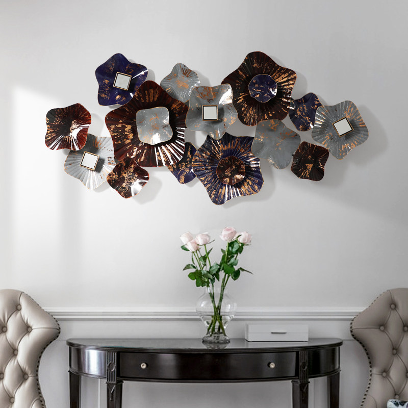 美式家居墙壁装饰挂饰创意铁艺壁饰立体墙饰壁饰