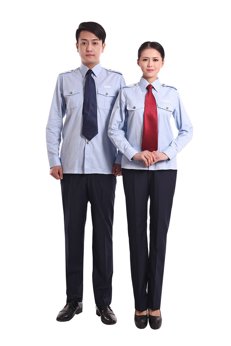 英皇护盾税务衬衫内穿长袖外穿男女衬衣秋装税务局衬衫