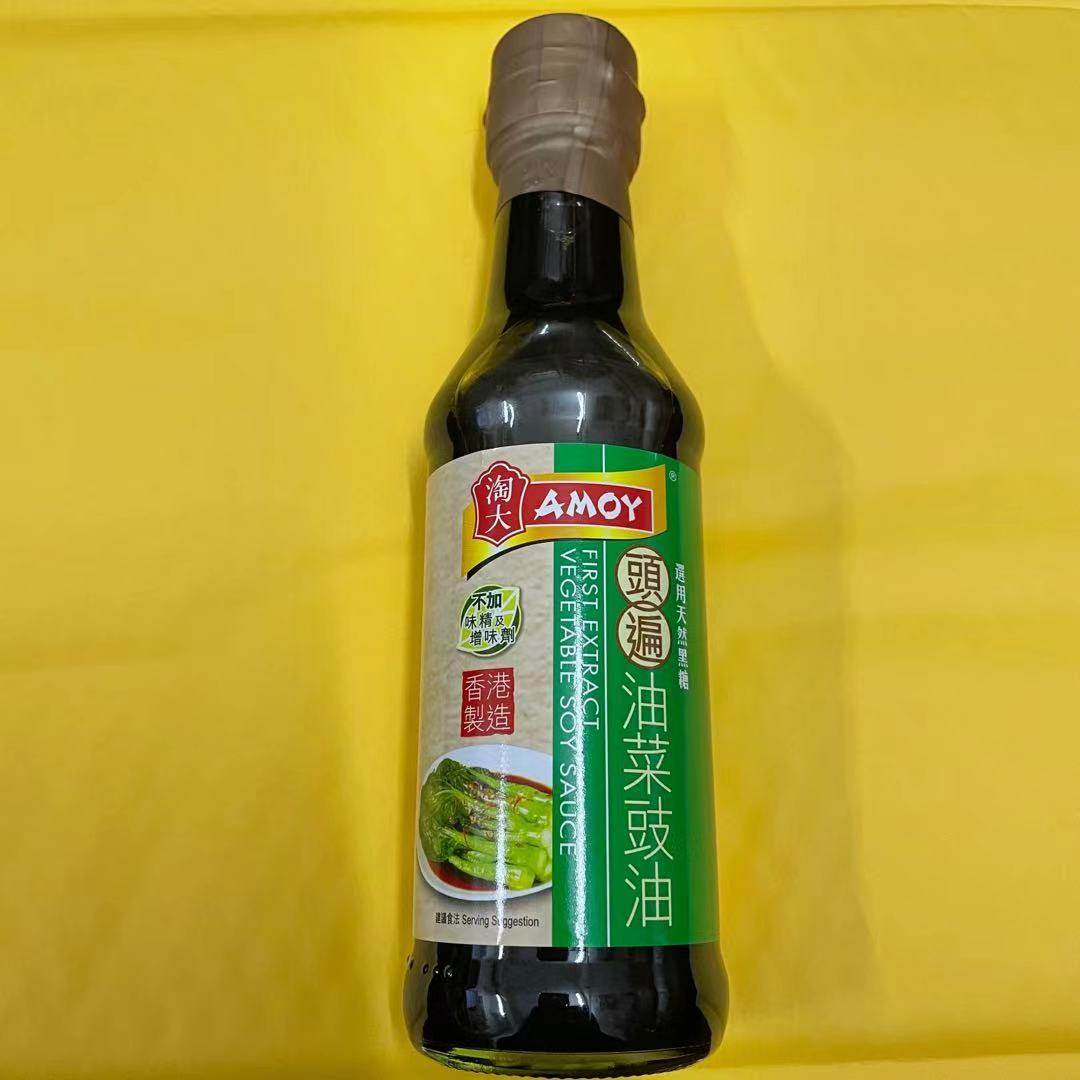 香港淘大油菜豉油250ml酱油拌菜酱油