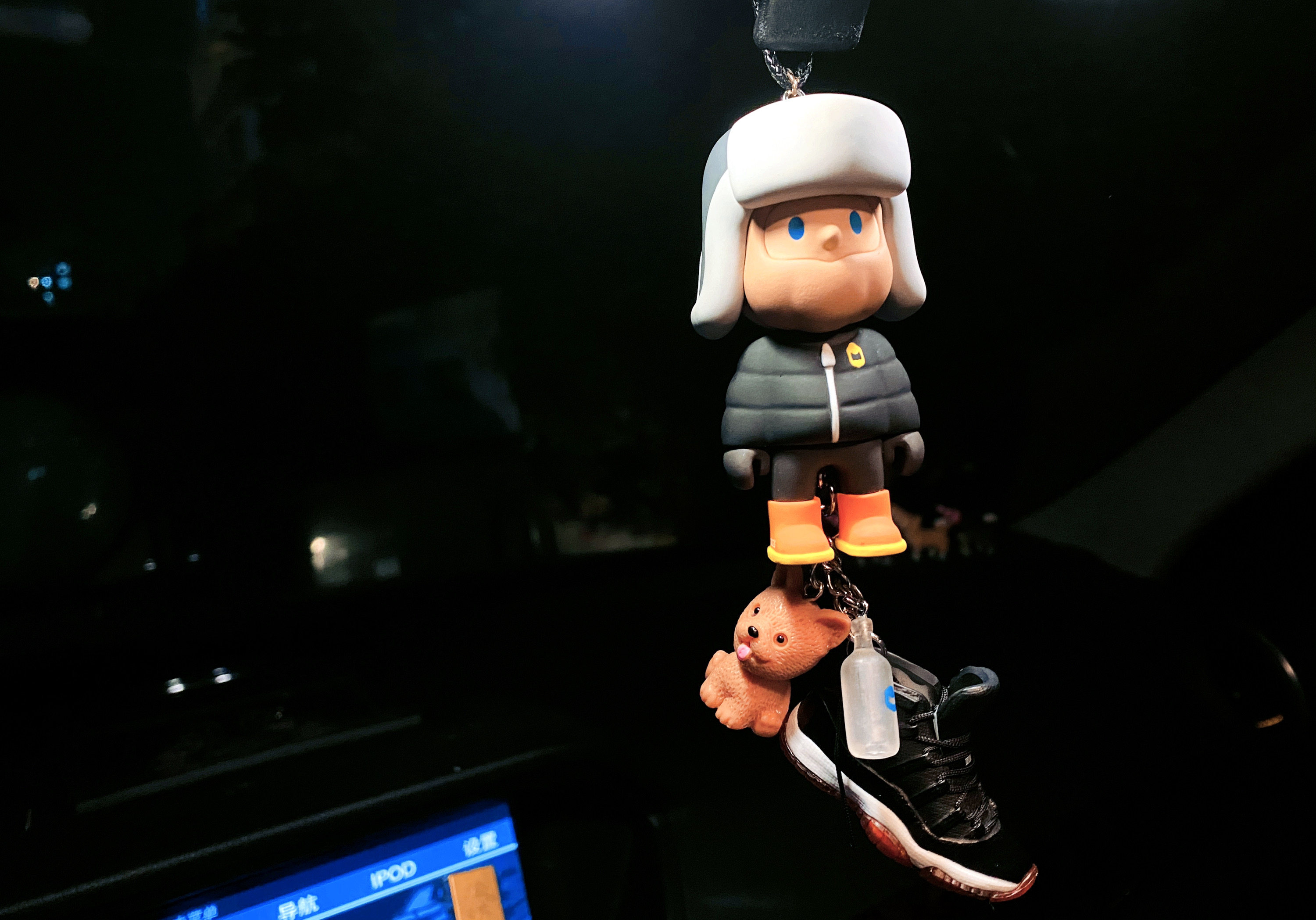 whatfarmerbob男友环游世界篮球球鞋汽车挂件车载车挂