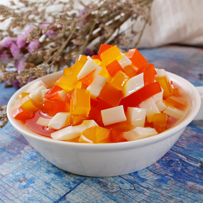 椰果航帆魔力水晶三色果奶茶店专用免煮即食珍珠奶茶粉