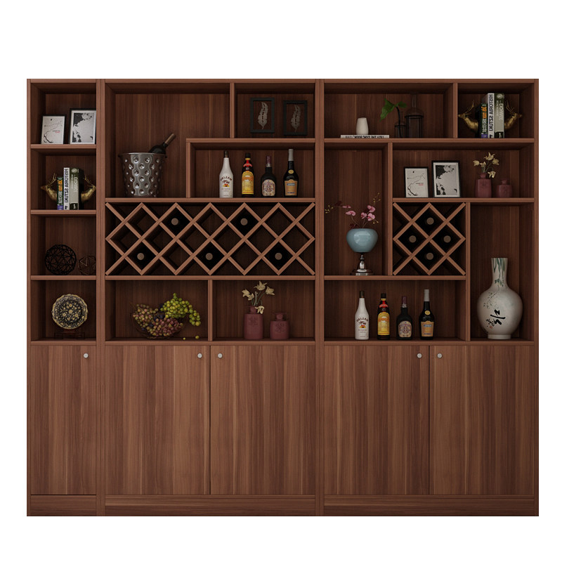 红酒柜板式餐边柜多功能酒架餐厅柜地下室客厅茶酒陈列展览藏品柜
