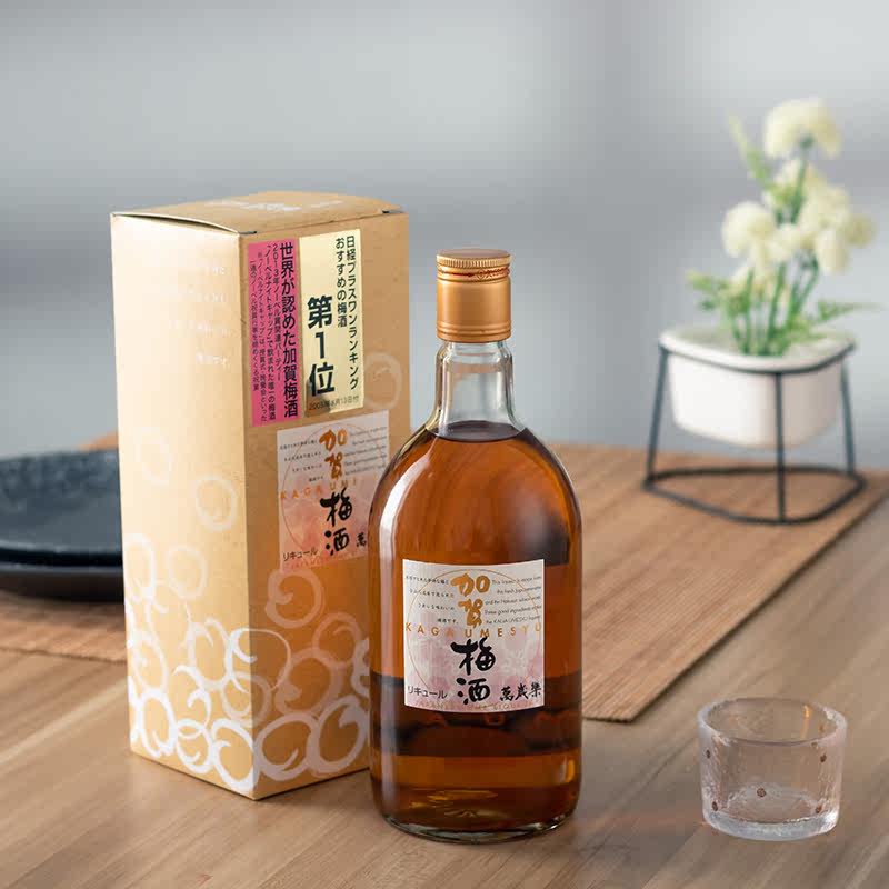 梅酒日本进口加贺720ml万岁山女士果酒梅酒