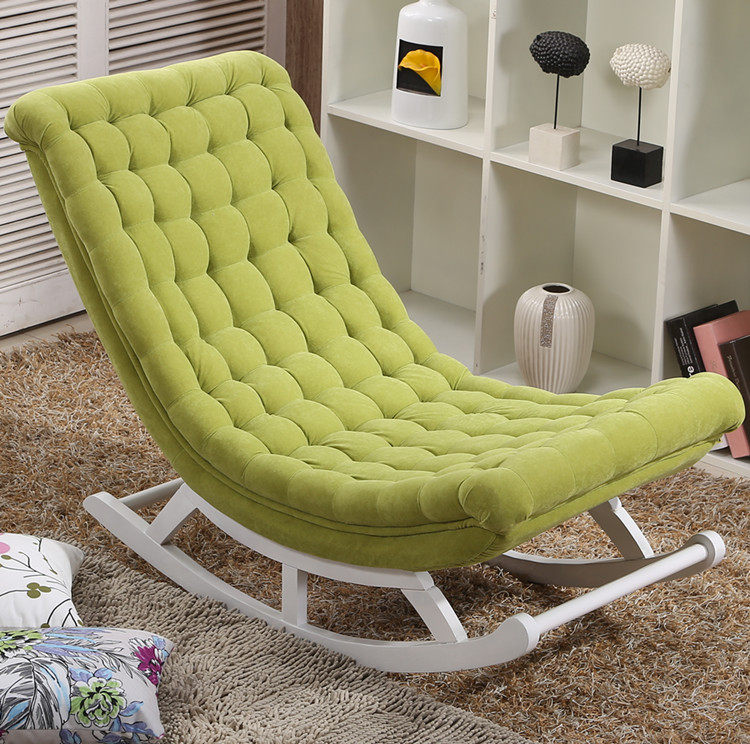 特价包邮午睡时尚休闲沙发摇摇椅懒人阳台躺椅单人实木沙发逍遥椅