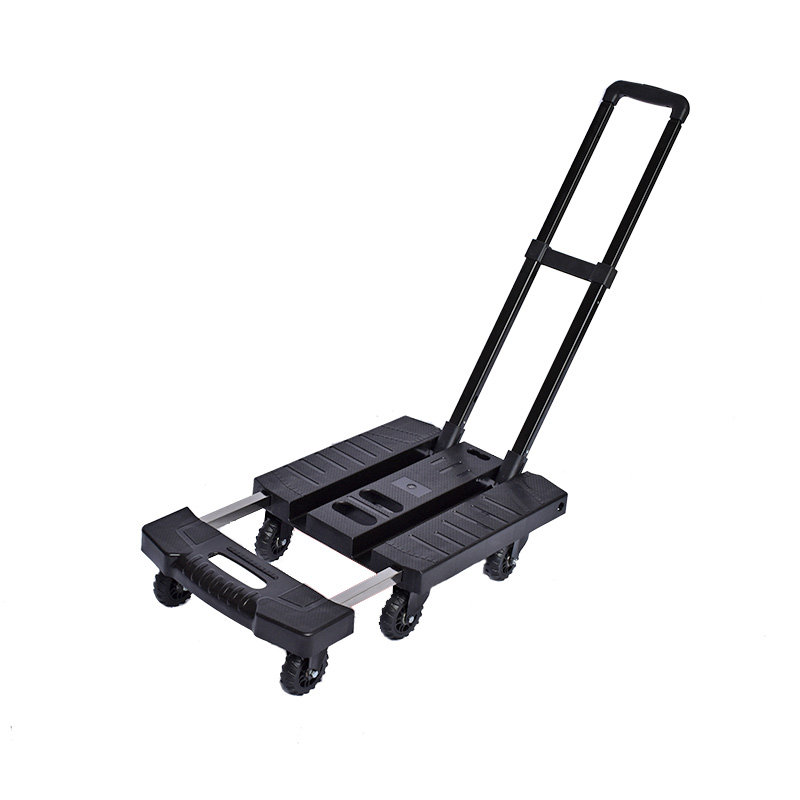 拉车便携折叠行李车拖车平板手推车拉货搬运购物平板手推车
