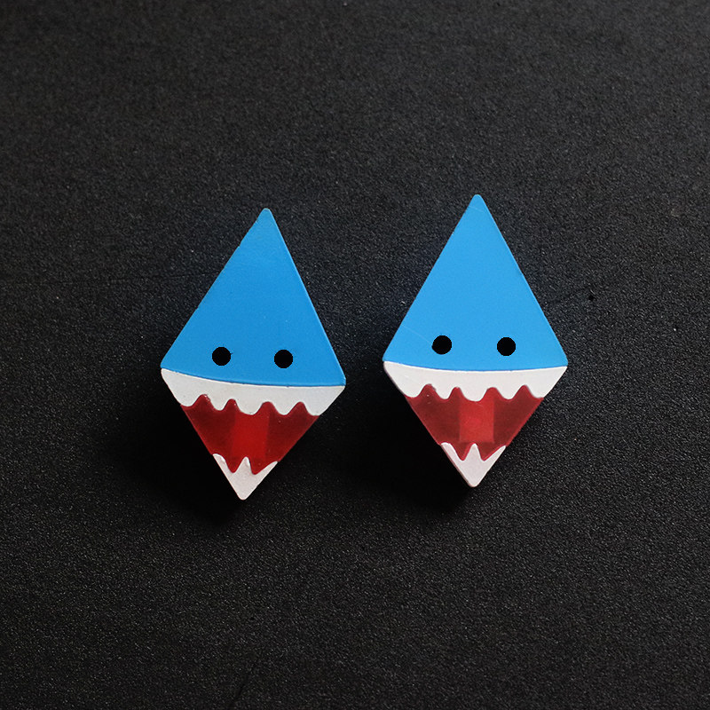 噶呜古拉cos发夹鲨鱼发卡亚克力发圈头饰发饰cosplay配件