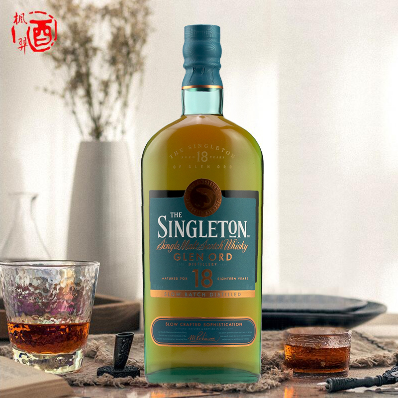 威士忌苏格18年陈酿单一麦芽singleton达夫镇英国洋酒威士忌