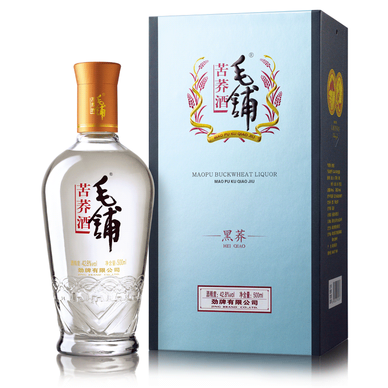 酒厂直供劲牌428度毛铺苦荞酒500ml白酒礼盒国产白酒
