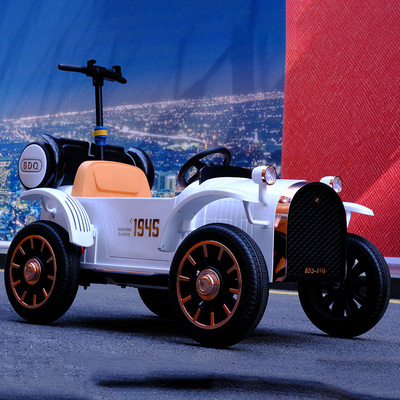 儿童电动双人汽车四轮遥控男女宝宝玩具充电车可坐大人亲子电瓶车