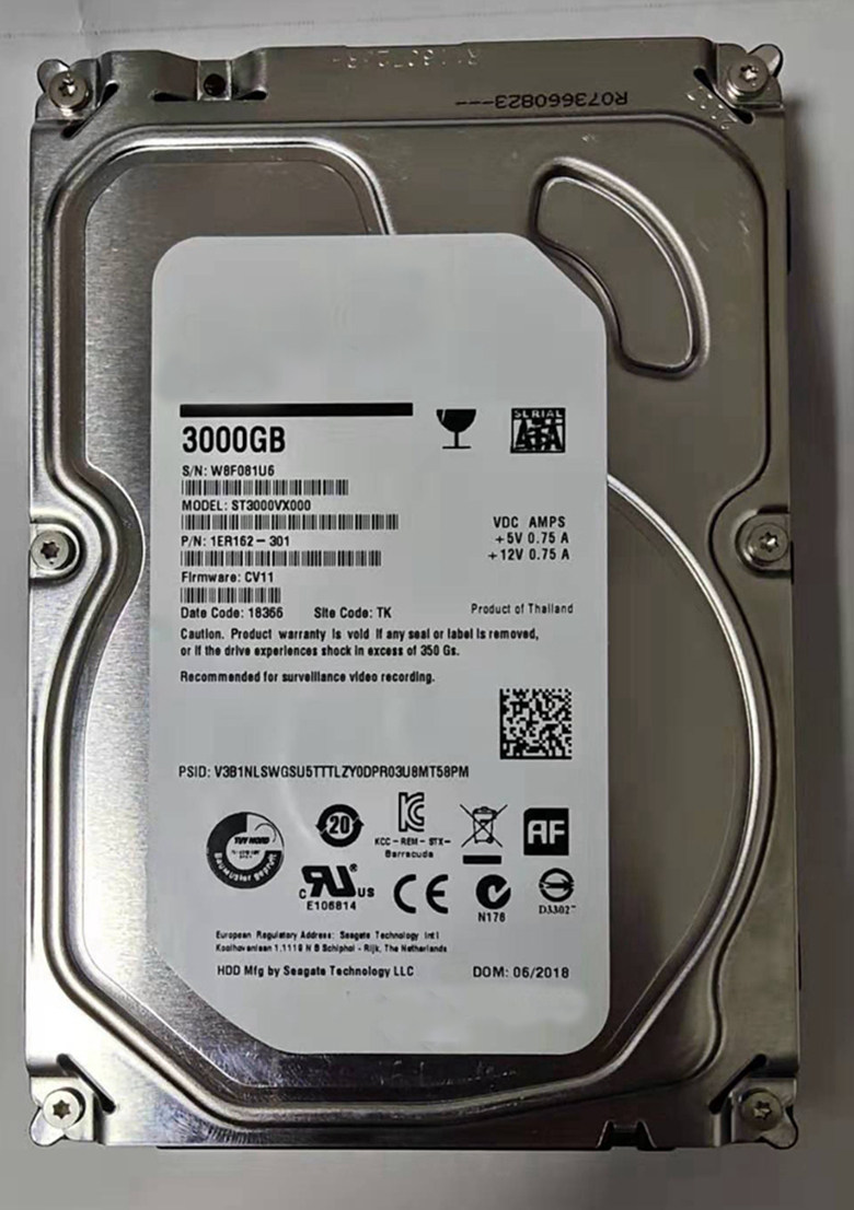99成台式安防监控3000g硬盘机械台式机3tb新希捷机械硬盘