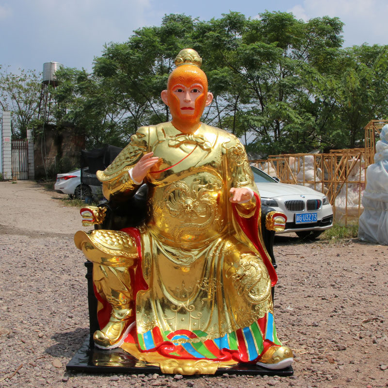 孙悟空摆件齐天大圣神像树脂玻璃钢佛像佛堂寺庙供奉摆件