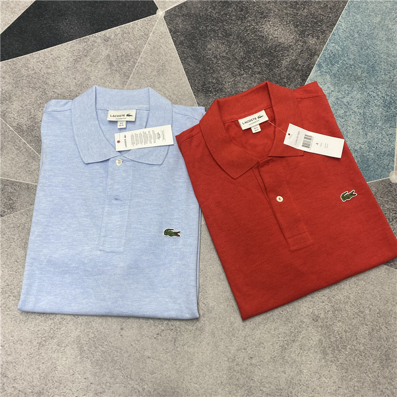 LACOSTE法国鳄鱼正品短袖POLO衫男经典款夏季薄款纯棉柔软透气T恤