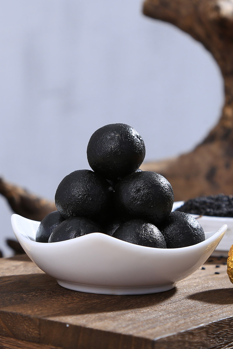 师兄九蒸九晒九华山地黄精丸男女辟谷丹九制黑养生丸