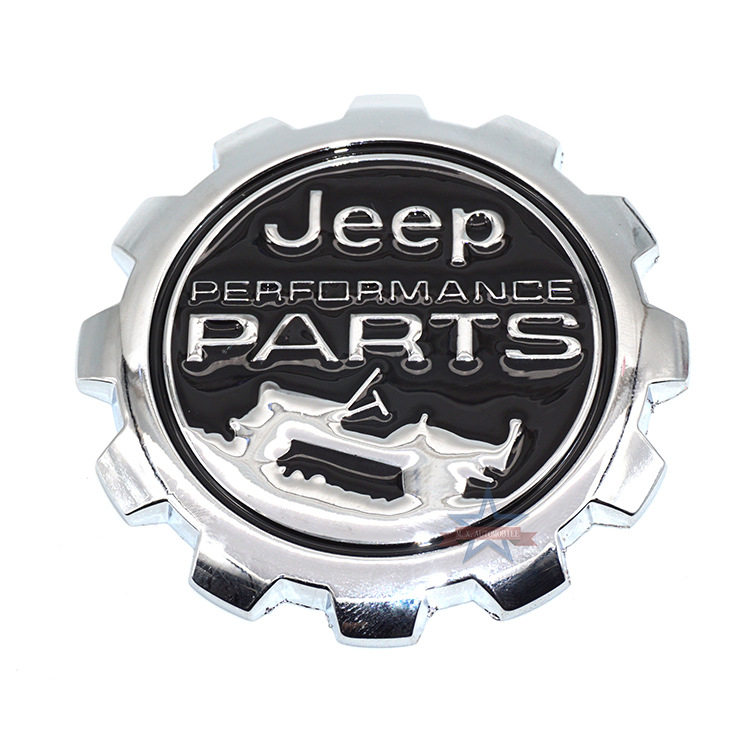 改装汽车jeep越野车指南者牧马人雪山齿轮金属车标汽车装饰贴