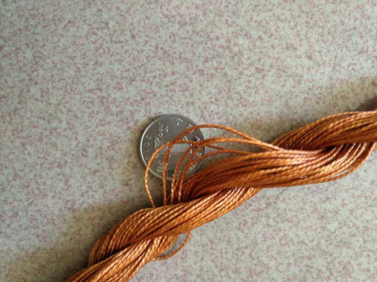 棕色尼龙线鞋编织钓鱼爆炸钩线撒网拖网补网鱼线