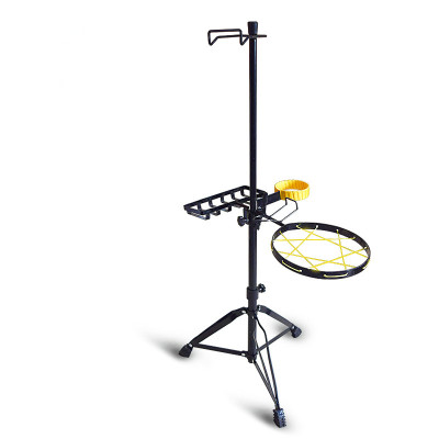 加厚不锈钢一打三锣架子折叠升降挂锣架铜器醒狮锣架演出铜锣开道锣