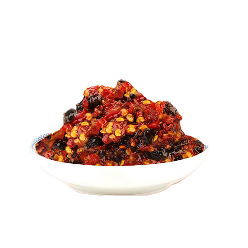 湖南平江贵妃蒜蓉山椒王温柔辣豆辣椒酱340g下饭辣椒酱