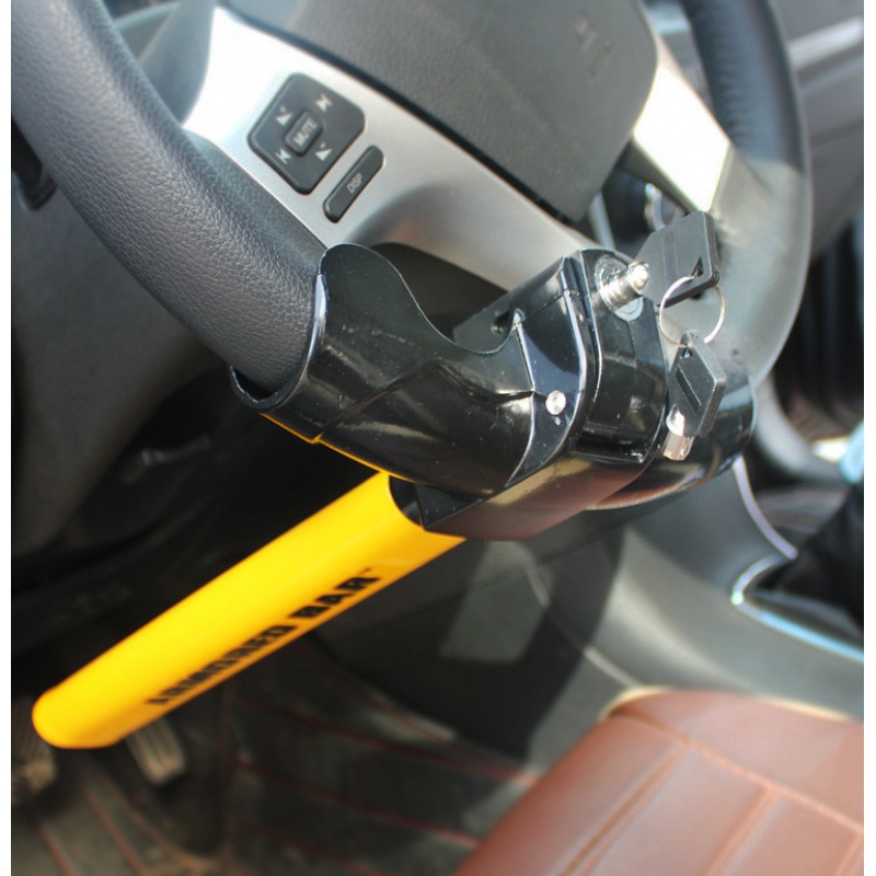 代步老年大阳巧客四轮电动车锁方向盘防盗锁小偷方向盘锁