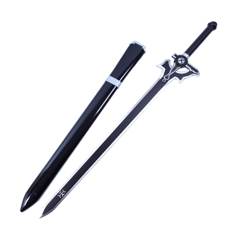 刀剑神域 武器黑剑阐释者桐人 逐暗者白剑 闪烁之光cos动漫未开刃