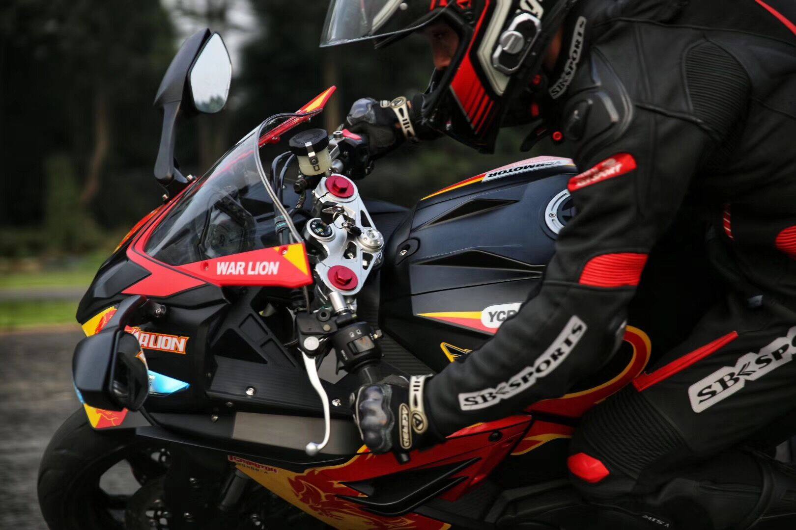 木木夕机车跑车ycr刀锋刀风400跑车y2摩托车趴赛大排公路赛