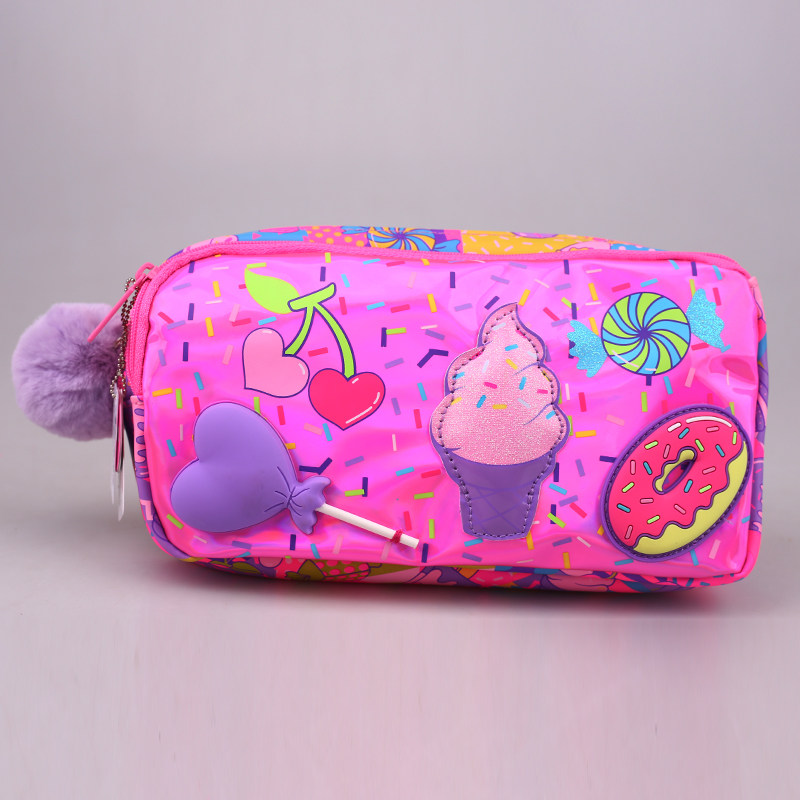 澳洲smiggle玫红棒棒糖书包笔袋系列11.17号学生书包