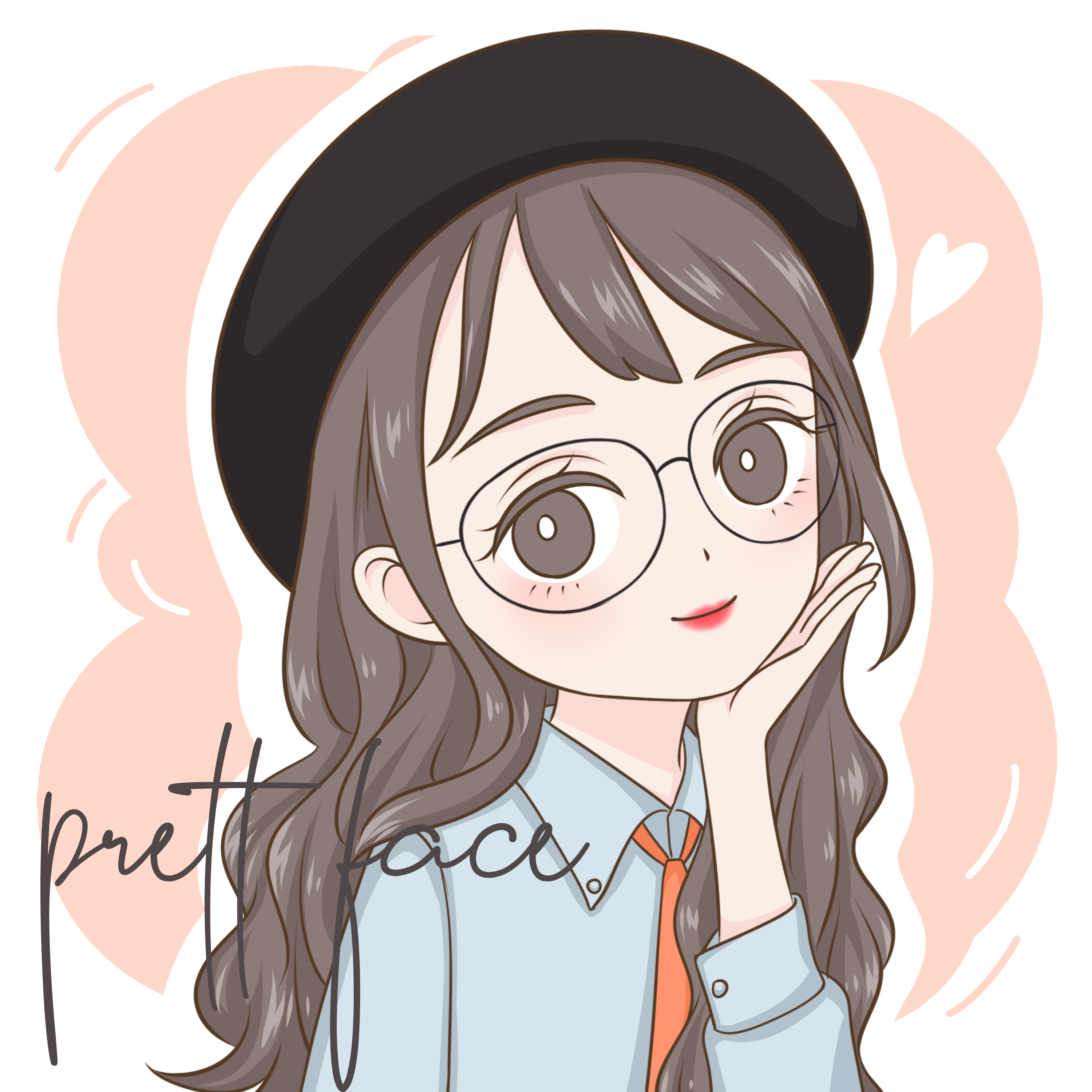 手绘定制头像设计卡通卡通人人物真人照片转手手绘真人漫画