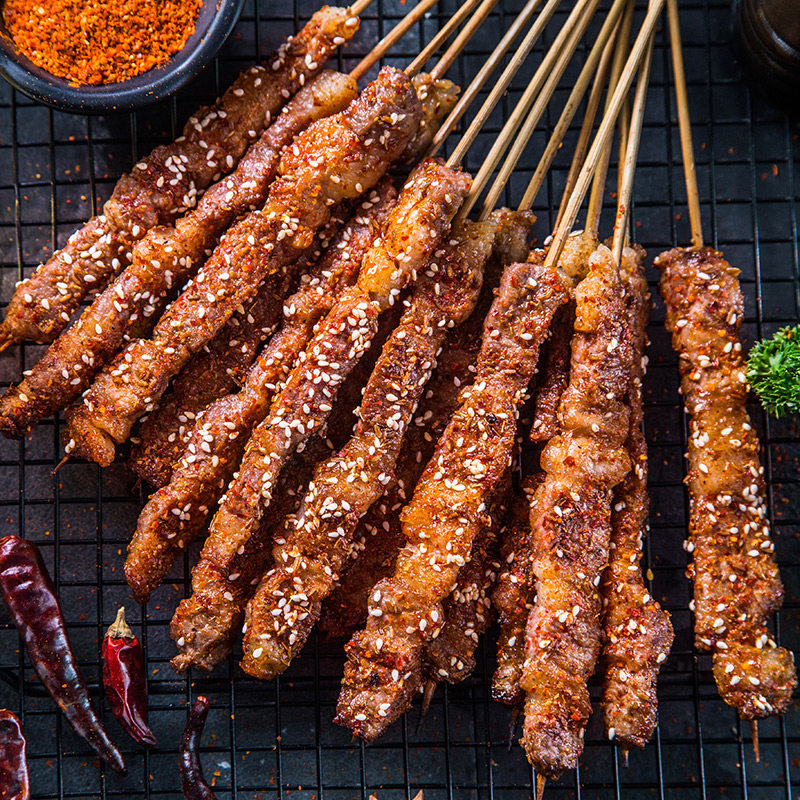 烧烤木屋食材新鲜牛肉肥牛户外半成品10串其它