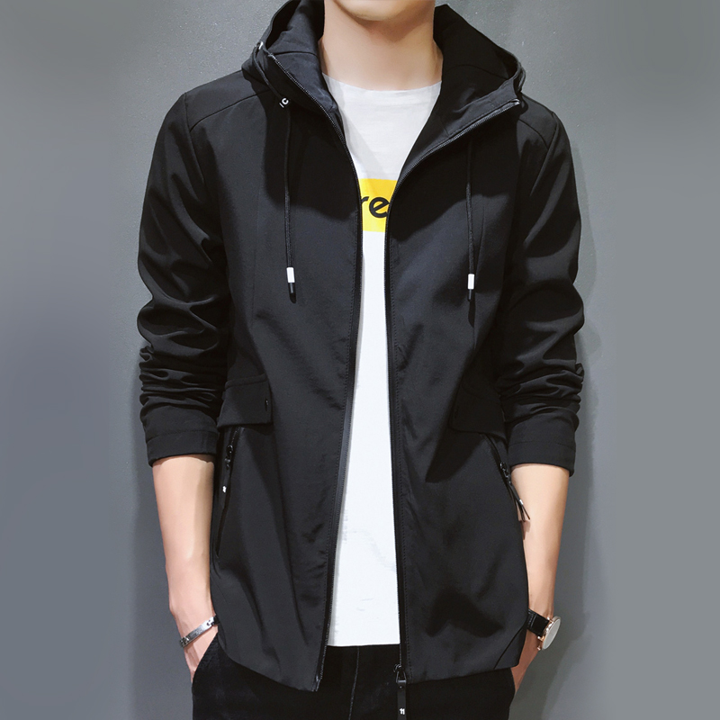外套男士2022春秋季新款韩版潮流工装帅气夹克上衣服潮牌男装褂子