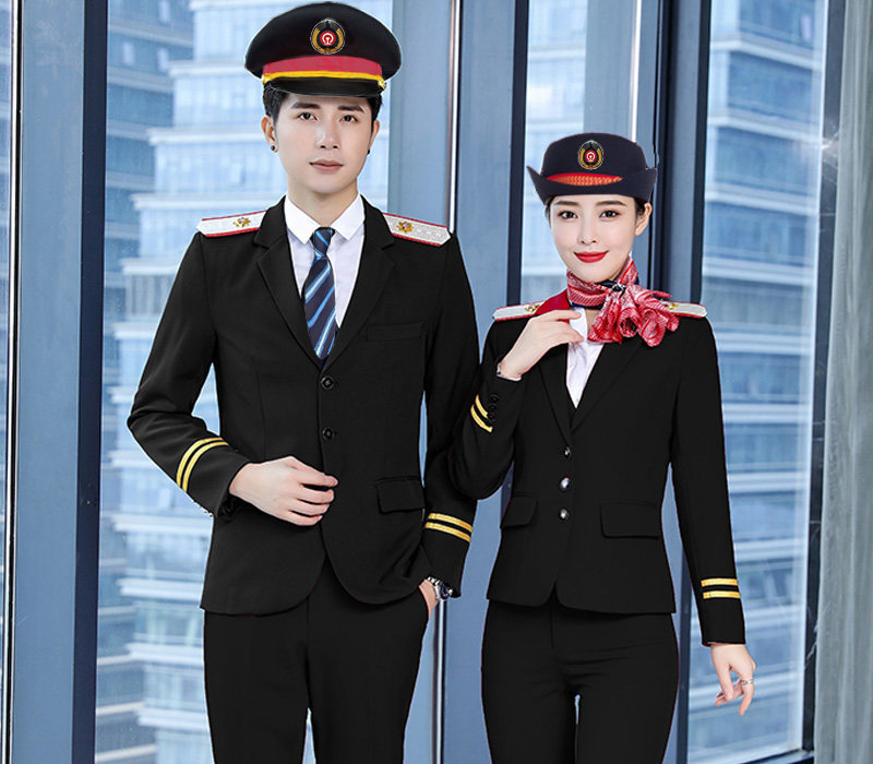 铁路制服套装男女女款高铁动车乘务服装工装职业女裙套装