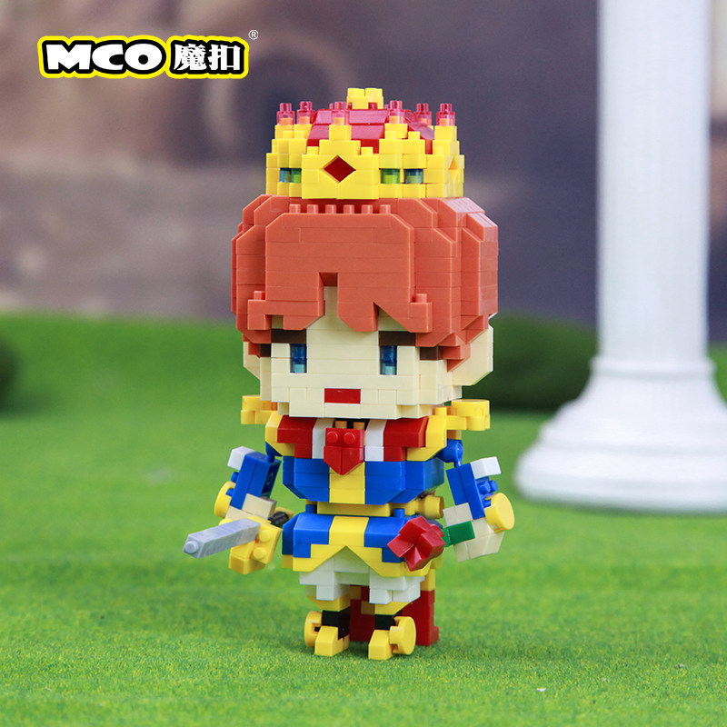 mco魔扣积木玩具公主王子益智智微钻石小颗颗粒塑料积木