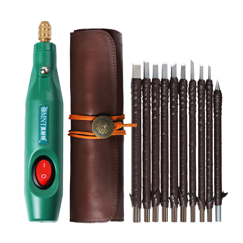 德国美耐特雕刻刻刀电动雕刻机电磨机刻字刻章玉石雕刻刀