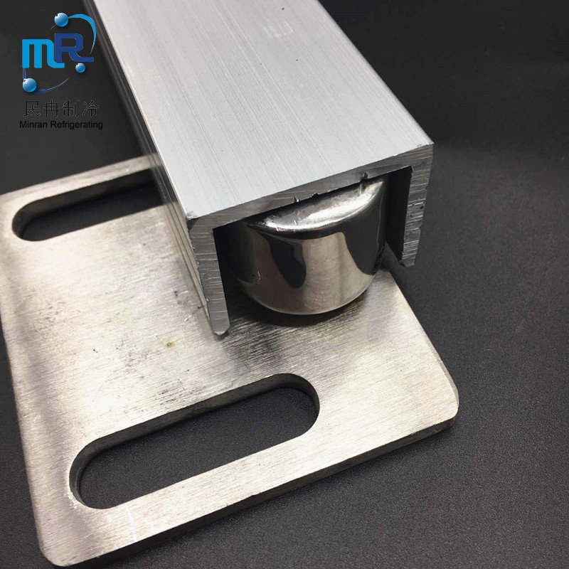 冷库平移门轻重型下导轨u型卡槽冷库下滑道地滑轮配件平移门配件