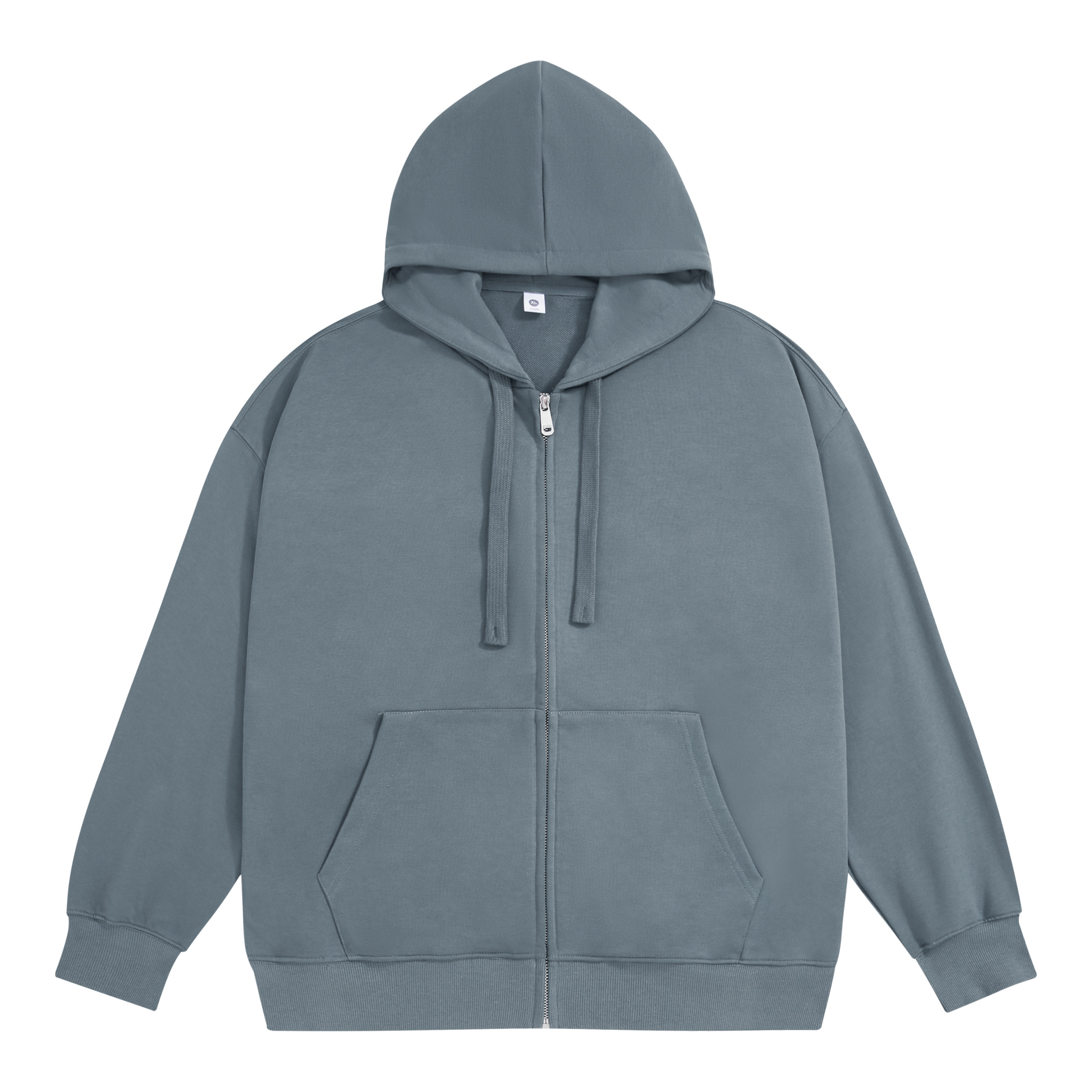 秋冬季7色重磅370g高街oversize开衫连帽卫宽松男女卫衣