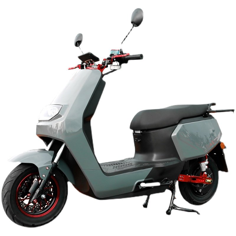 h1锂电电动车72v长跑王电瓶车大功率高速电动摩托车踏板外卖车60v