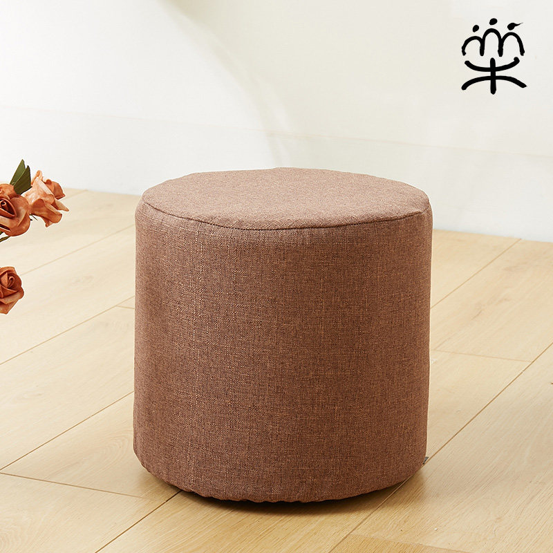 纯色圆凳套凳子防尘圆形椅套圆墩套小圆套子松紧椅套