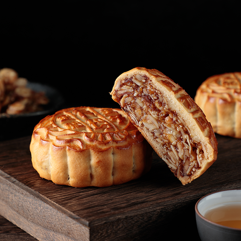 月饼卡玛王子广式五仁金腿金华火腿中秋节高档月饼