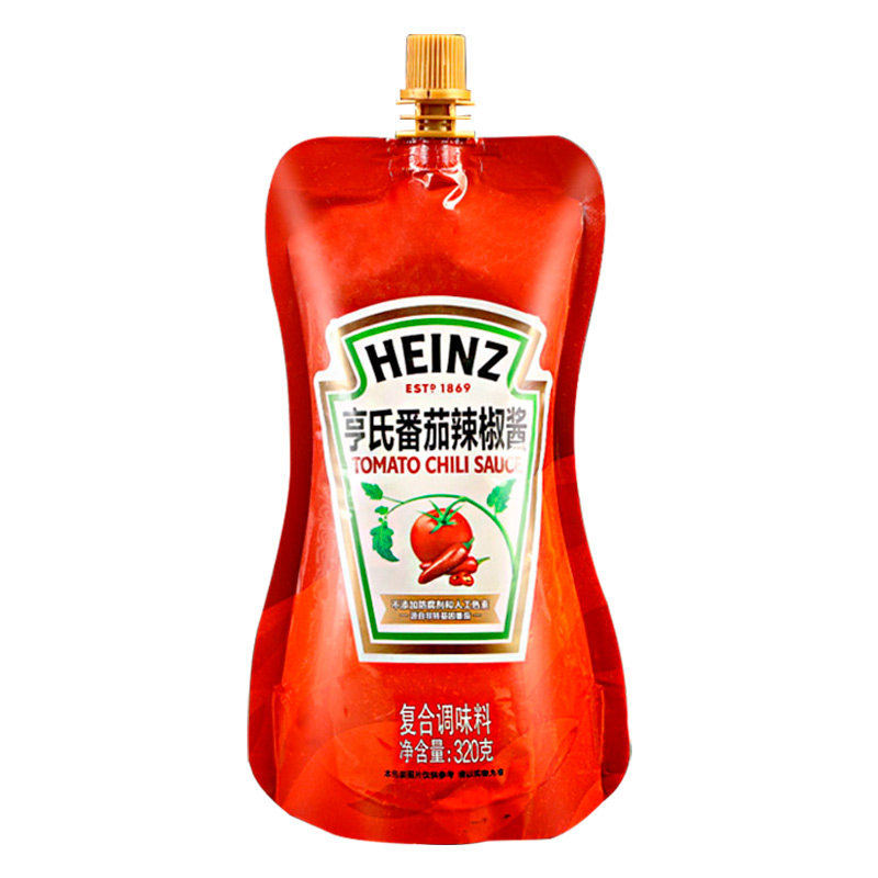 番茄5袋包邮亨氏辣椒酱320g家用泰式甜辣辣酱辣椒酱