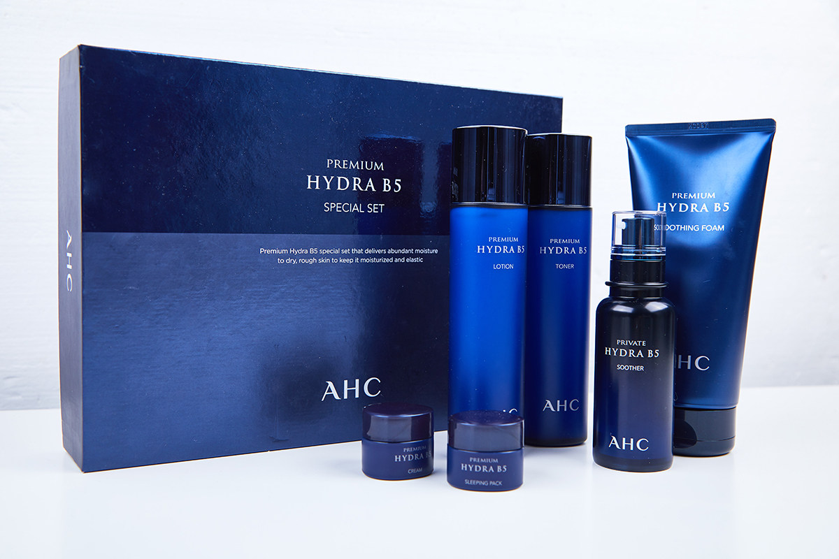 韩国ahc玻尿酸b5水乳补水保湿舒缓套装化妆水乳液爽肤水正品