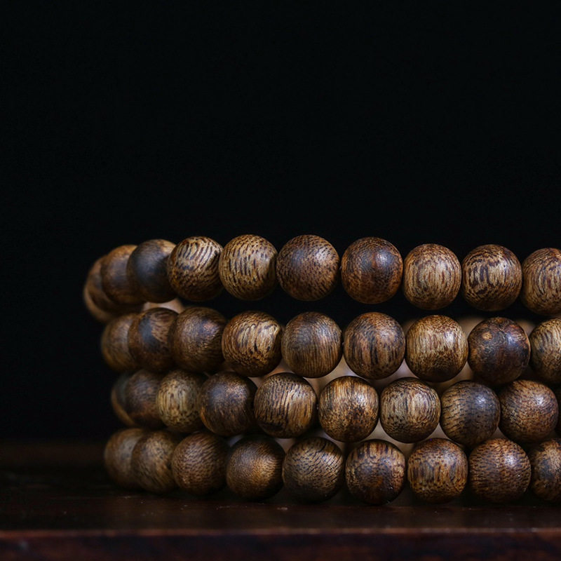 手链佛珠奇楠念珠8mm108项链莺歌歌绿棋男女士手链