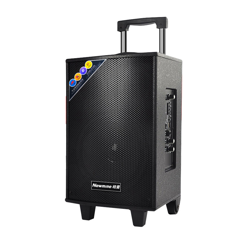 纽曼广场舞音响小型拉杆音箱户外便携式重低音大功率k歌带话筒