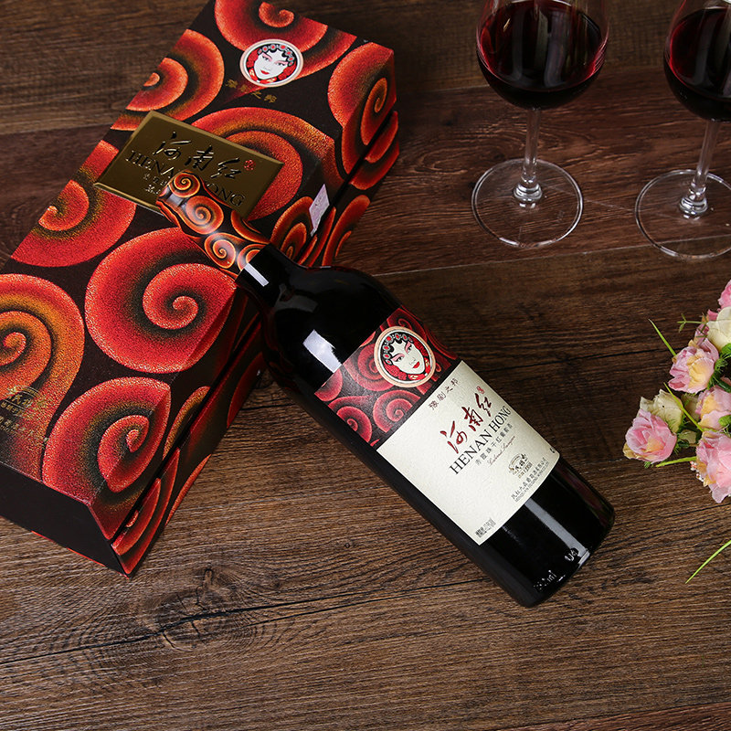 民权葡萄酒河南南红豫剧之邦赤霞红葡萄酒750ml特产干红静态葡萄酒